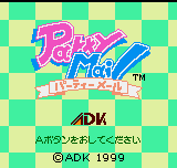 Party Mail title screen for Neo Geo Pocket Color
